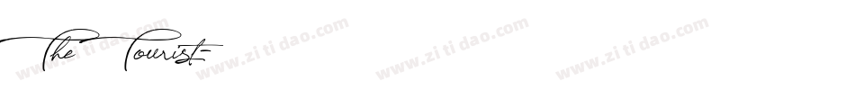 The Tourist字体转换